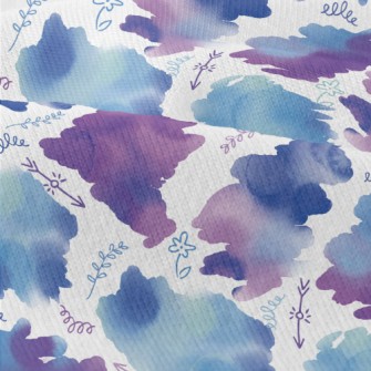 Watercolor And Flowers Doodle Modern Jersey