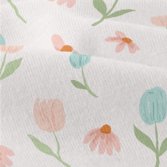 Watercolor Spring Flowers Modern Jersey