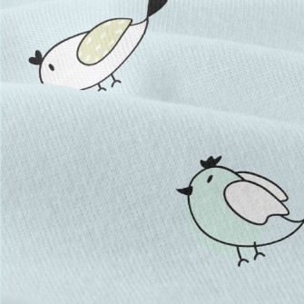 Colorful Cartoon Birds Modern Jersey