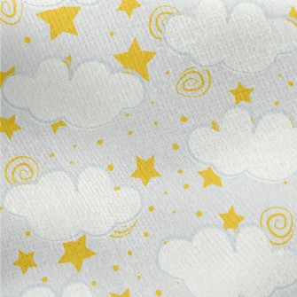 Magic Stars And Clouds Jersey Backed Fleece