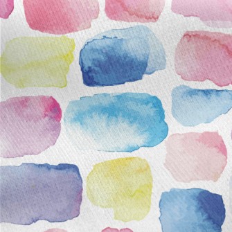 Colorful Watercolor Pattern Jersey Backed Fleece