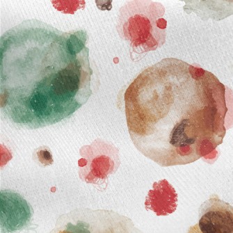 Watercolor With Stains Jersey Backed Fleece