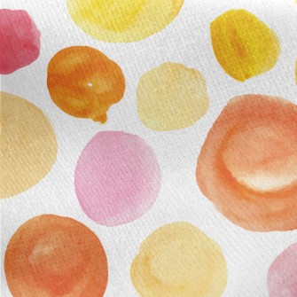 Colorful Dot Graffiti Jersey Backed Fleece