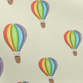 Colorful Hot Air Balloon Pongee