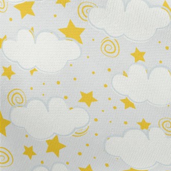 Magic Stars And Clouds Pongee