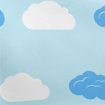 Blue And White Clouds Pongee