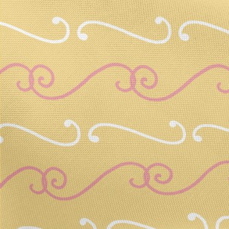 Hand Drawn Elegant Lines Pongee