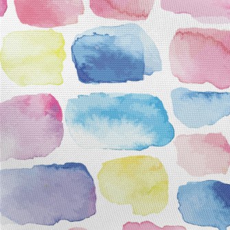 Colorful Watercolor Pattern Pongee