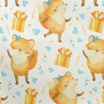 Happy Birthday Fox Pongee