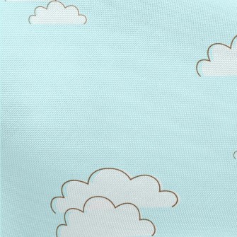 Cartoon Cute Sky Pongee