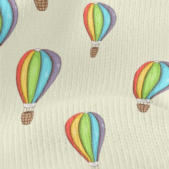 Colorful Hot Air Balloon Stretch Jersey