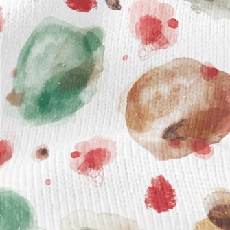 Watercolor With Stains Stretch Jersey