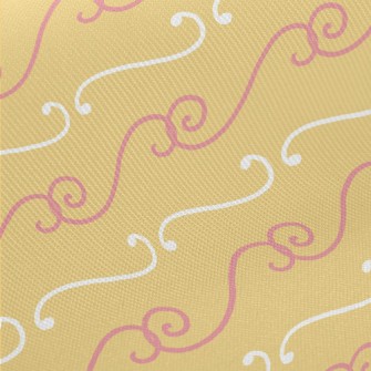 Hand Drawn Elegant Lines Midweight Cotton Poplin