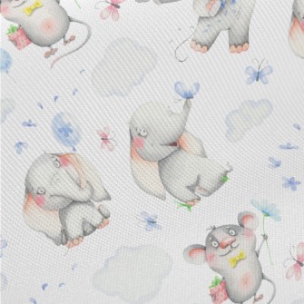 Fairy Tale The Elephant And Th Midweight Cotton Poplin