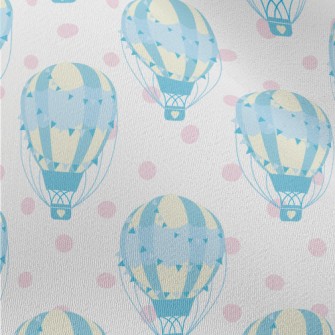 Beautiful Cartoon Hot Air Ball Chiffon