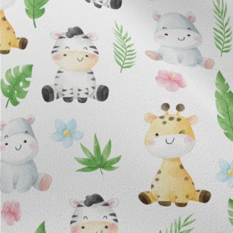 Grassland Animal Baby Chiffon