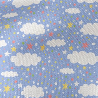 Colorful Snowflakes And Stars Waterproof Canvas