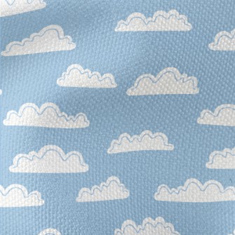 White Cloud Graffiti Waterproof Canvas