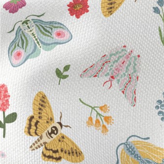 Summer Exotic Moth Waterproof Canvas