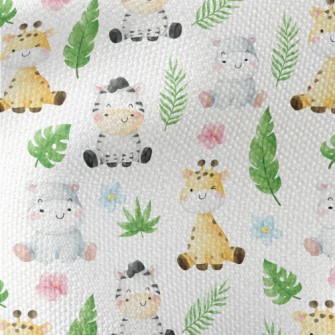 Grassland Animal Baby Waterproof Canvas