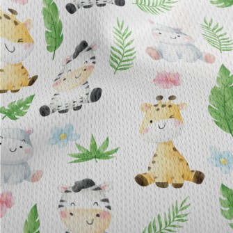 Grassland Animal Baby Athletic Mesh Flat Back