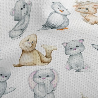 Polar Animal Babies Athletic Mesh Flat Back