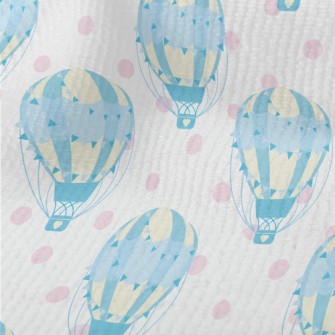 Beautiful Cartoon Hot Air Ball Terry