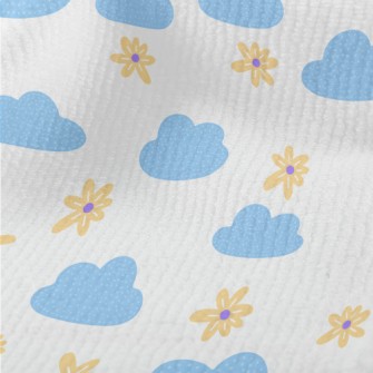 Small Flowers And Blue Clouds Terry