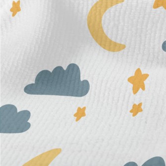 Cute Doodle Night Sky Terry