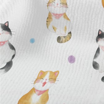 Hand Drawn Happy Cat Terry