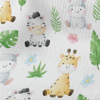 Grassland Animal Baby Terry