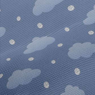 Clouds With Silver Decoration Performance Linen