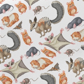 Cartoon Rodent Twill