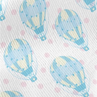 Beautiful Cartoon Hot Air Ball Standard Corduroy