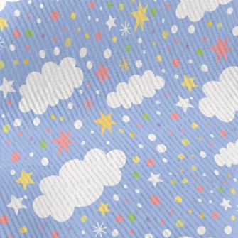 Colorful Snowflakes And Stars Standard Corduroy