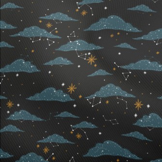 Hand Drawn Stars And Clouds Dobby