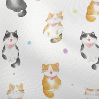 Hand Drawn Happy Cat Dobby