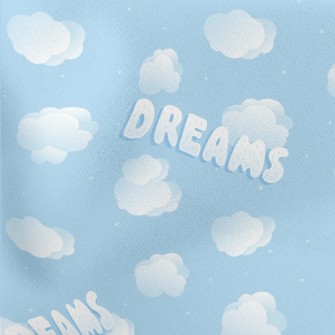 Daydream Blue Sky Stretch Ponte