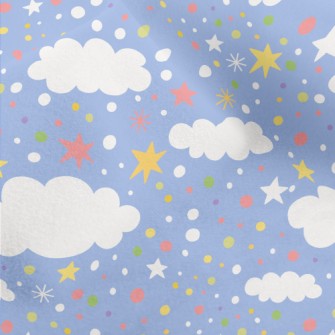 Colorful Snowflakes And Stars Micro Fleece