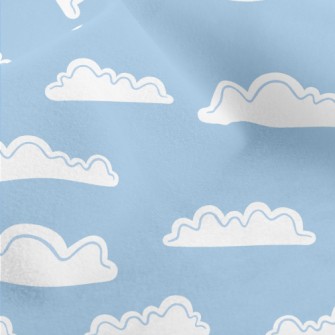 White Cloud Graffiti Micro Fleece