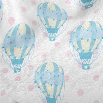 Beautiful Cartoon Hot Air Ball Minky
