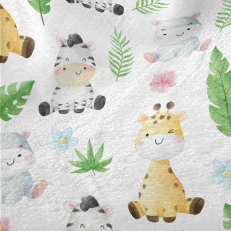 Grassland Animal Baby Minky