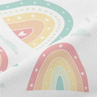 Cute Rainbow Shape Piqué