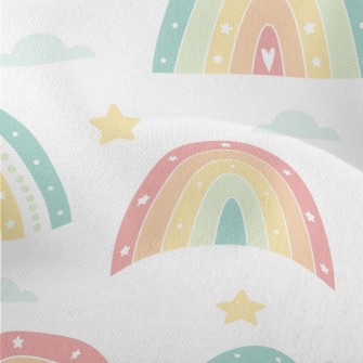 Cute Rainbow Shape Lightweight Performance Linen