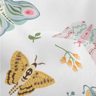 Summer Exotic Moth Lightweight Performance Linen