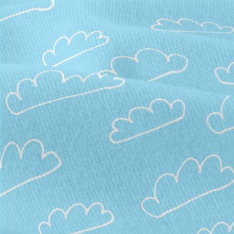 Cute White Cloud Graffiti Modern Jersey