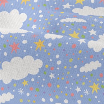 Colorful Snowflakes And Stars Modern Jersey