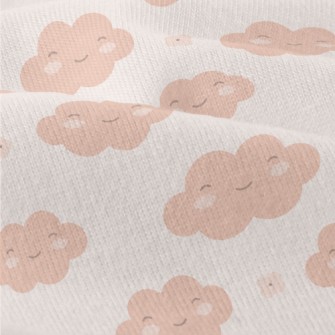 Smiling Cute Clouds Modern Jersey