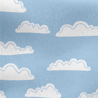 White Cloud Graffiti Jersey Backed Fleece