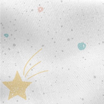 Colorful Stars And Shooting St Jersey Backed Fleece